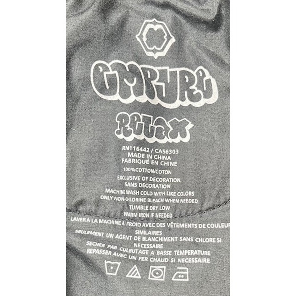 Empyre Mens Sz 32x30 Loose Fit Corduroy Tori Black Skate Pants Baggy Wide -1303 - Picture 4 of 7
